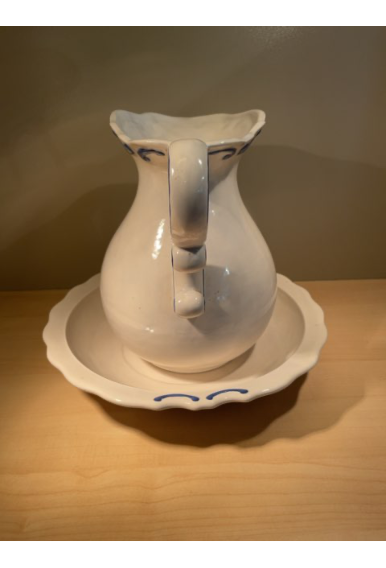 Italiensk vintage kande/skålsæt